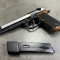 Пистолет WE Beretta M92 Long Silver Wood GGBB (GP304)
